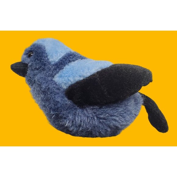 2004 Blue Jay Plush Bird Stuffed Animal Toy - K & M International - Picture 1 of 11